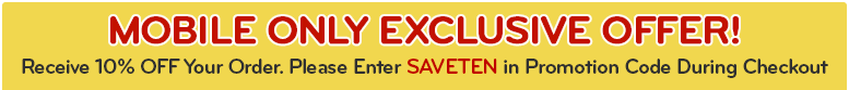 MOBILE ONLY EXCLUSIVE OFFER - SAVE 10% with Code SAVETEN