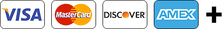 Visa MasterCard Discover Amex Plus Sign 