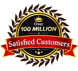 Over 100 Million Satisfied Customers